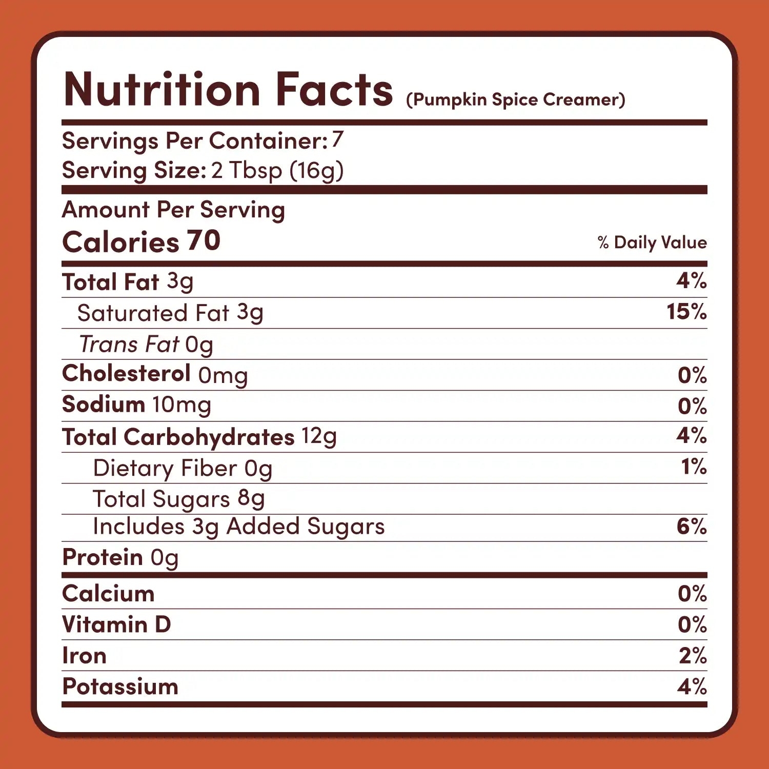 Pumpkin Spice Superfood Creamer Add-On (SPECIAL PRICING) S5