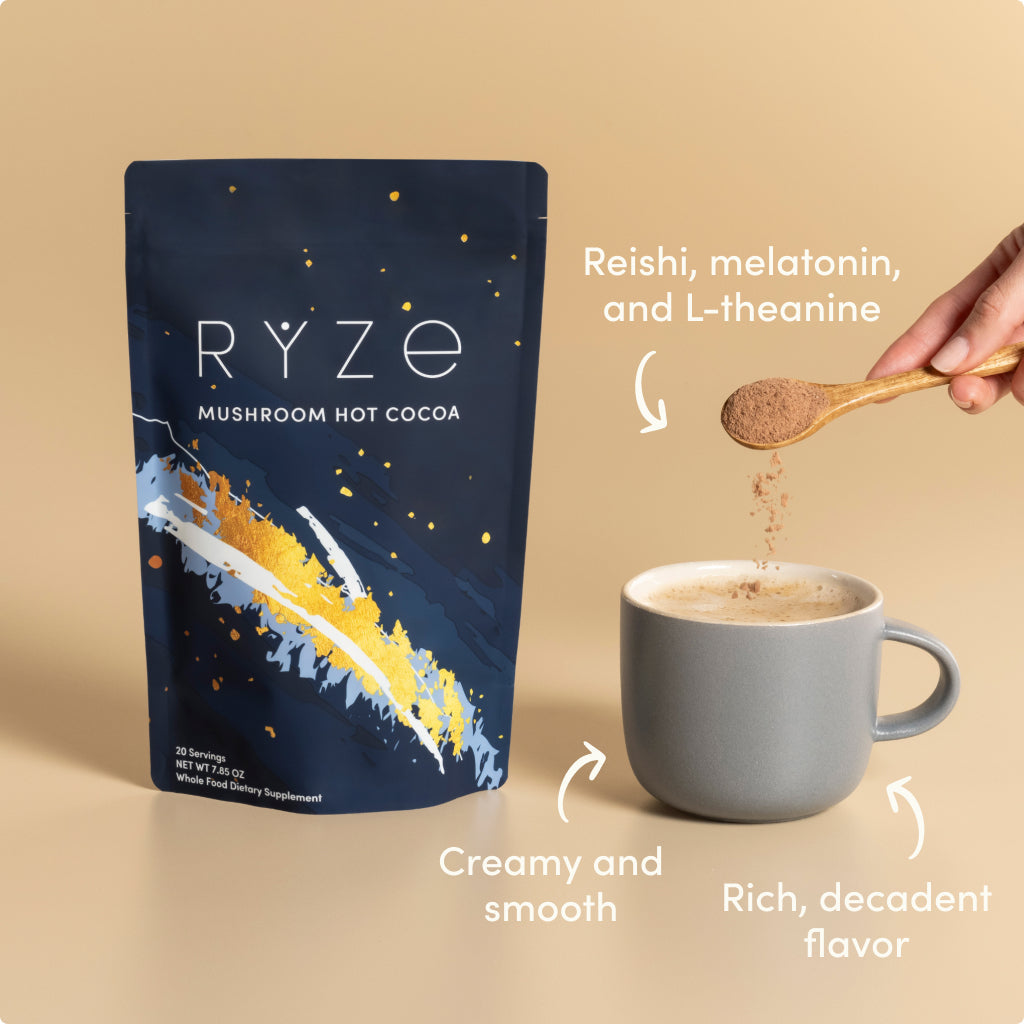 RYZE Nighttime Mushroom Cocoa Starter Bag I0
