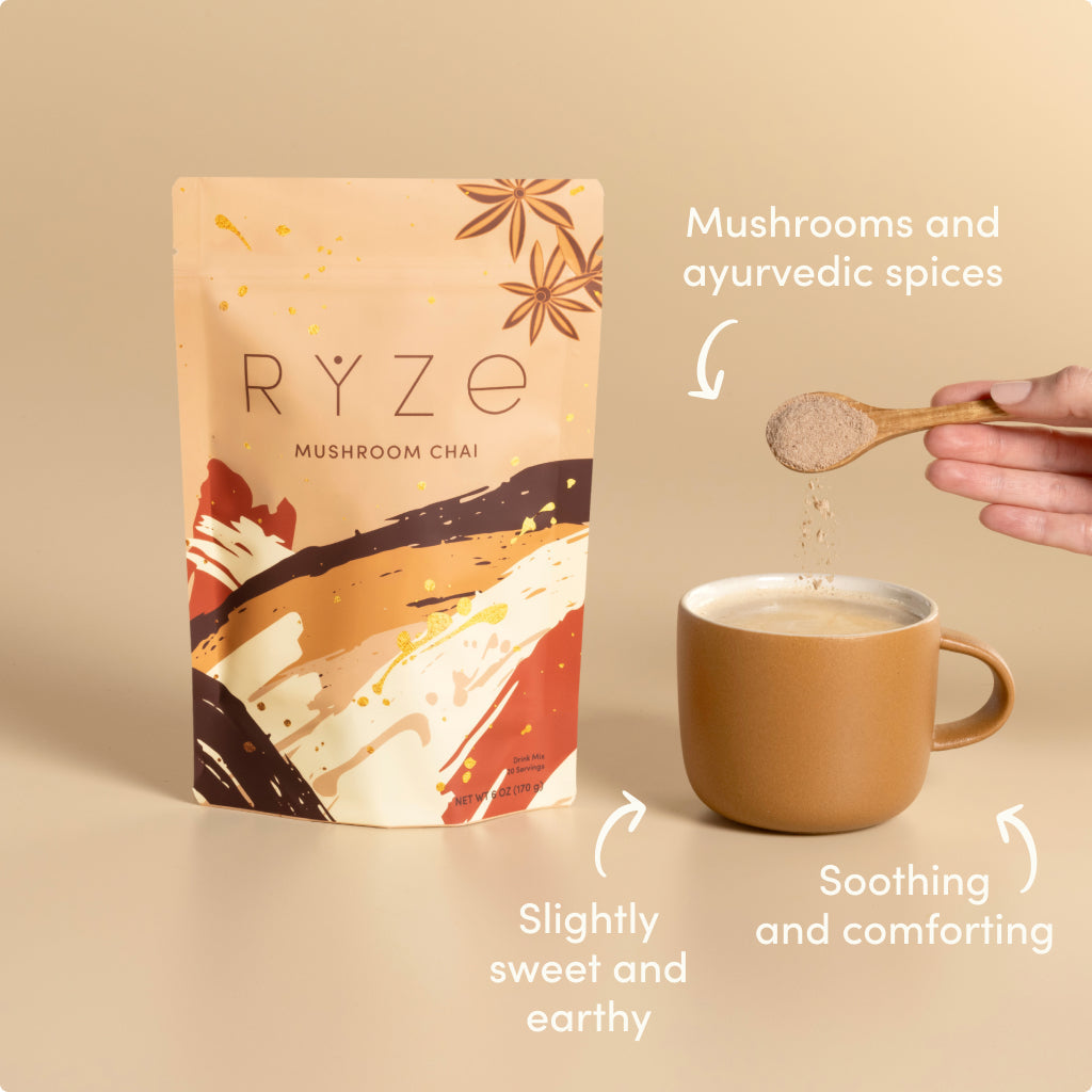 RYZE Mushroom Chai Starter Bag A9