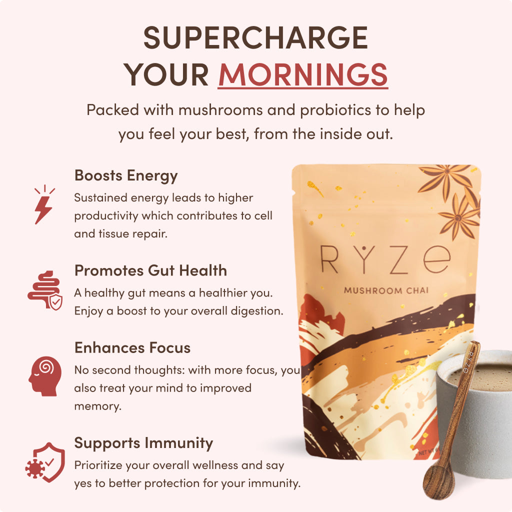 RYZE Mushroom Chai Starter Bag A9