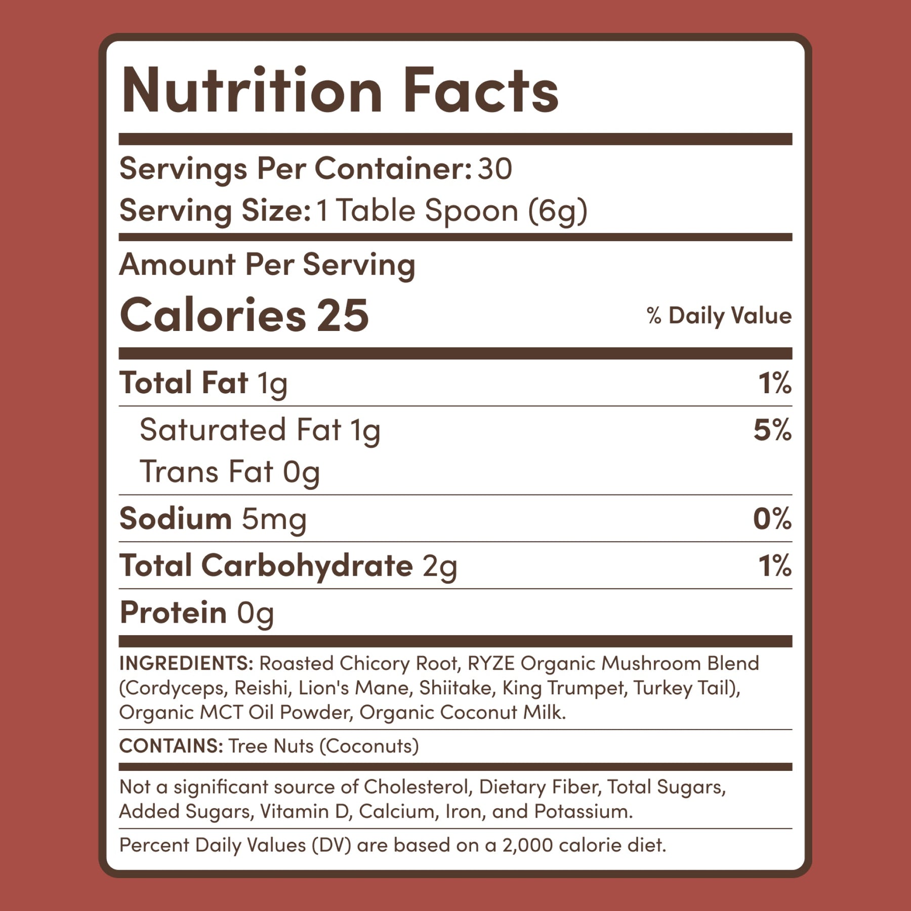 RYZE Mushroom Chicory — Organic Instant Chicory with Shitake & Lions mane, 30 Servings P5