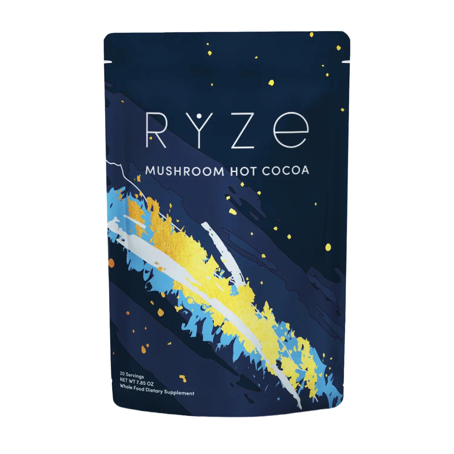 RYZE Mushroom Hot Cocoa — Organic Instant Cocoa with L-Theanine & Melatonin, 20 Servings B9