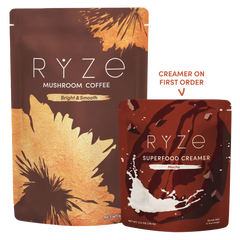 Mushroom Coffee + Mocha Creamer Set R8