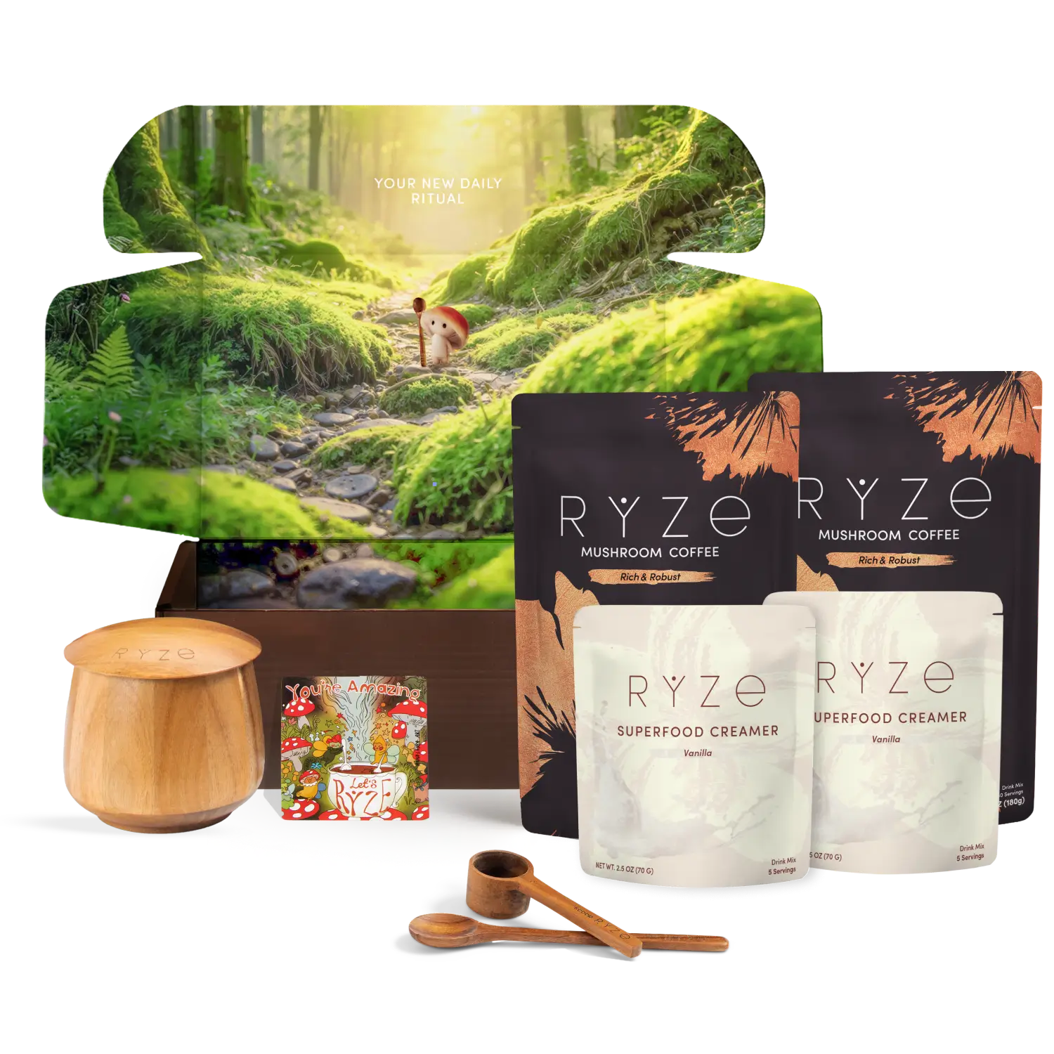 Ryze Dark Roast Ritual Set 3 Month Plan A1