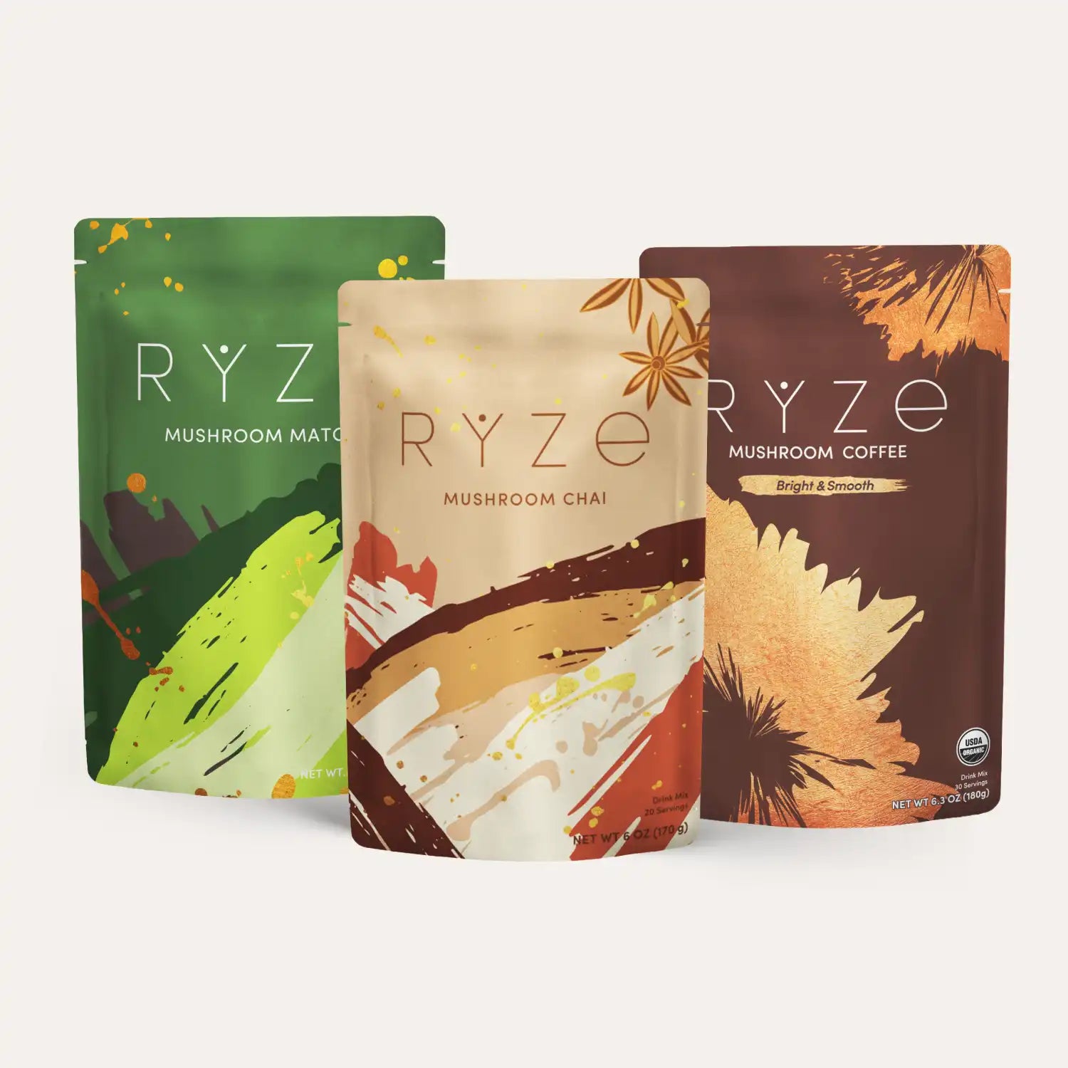 Ultimate Pick-Me-Up Bundle (Chai + Coffee + Matcha) O2