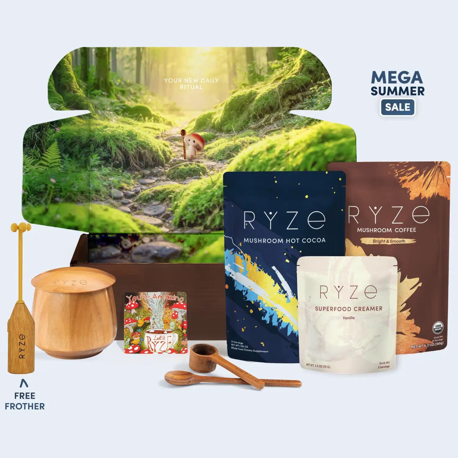 RYZE Ritual Set (Cocoa + Coffee) A8