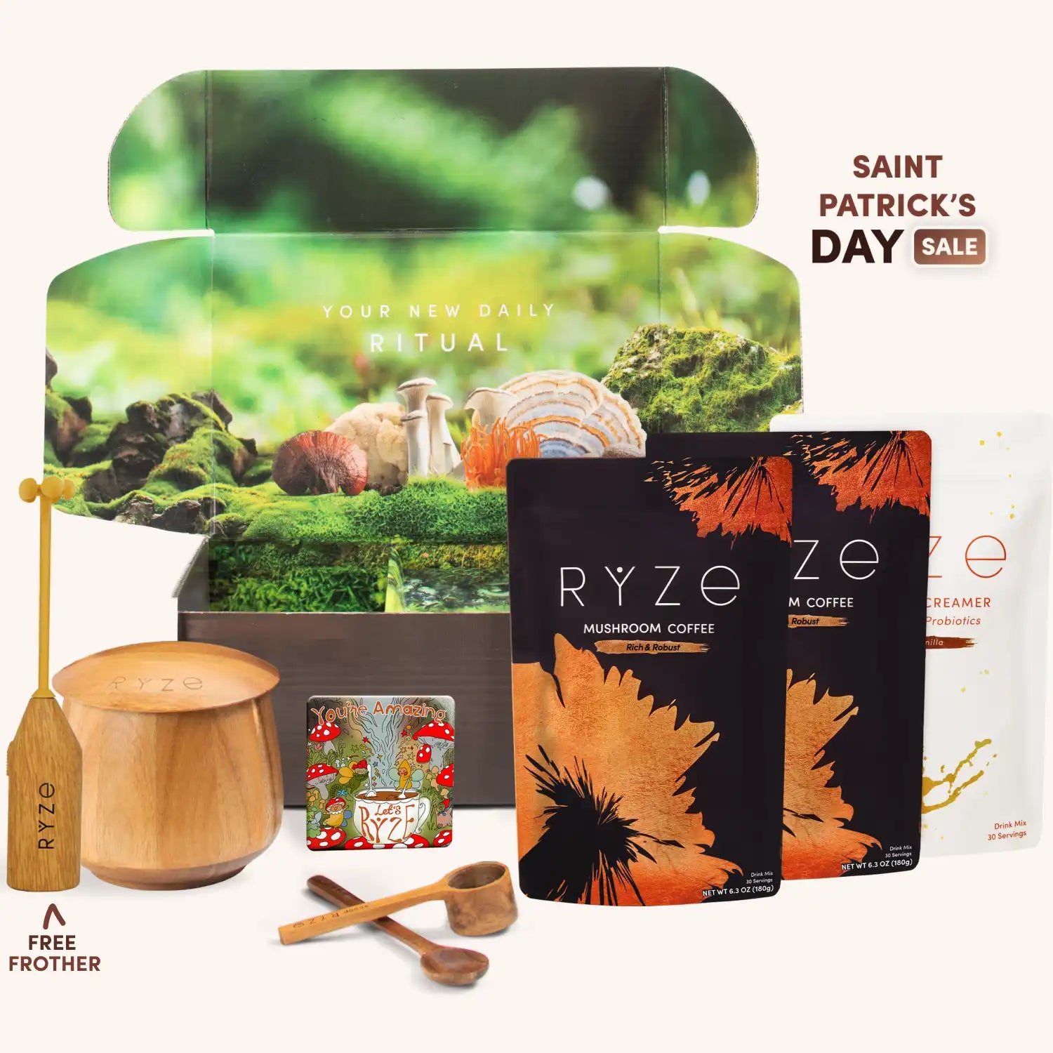 Mushroom Coffee Ritual Set J7