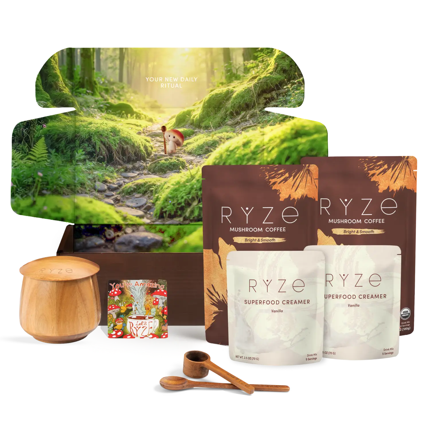 Mushroom Coffee Ritual Set (3 Month Plan) P9