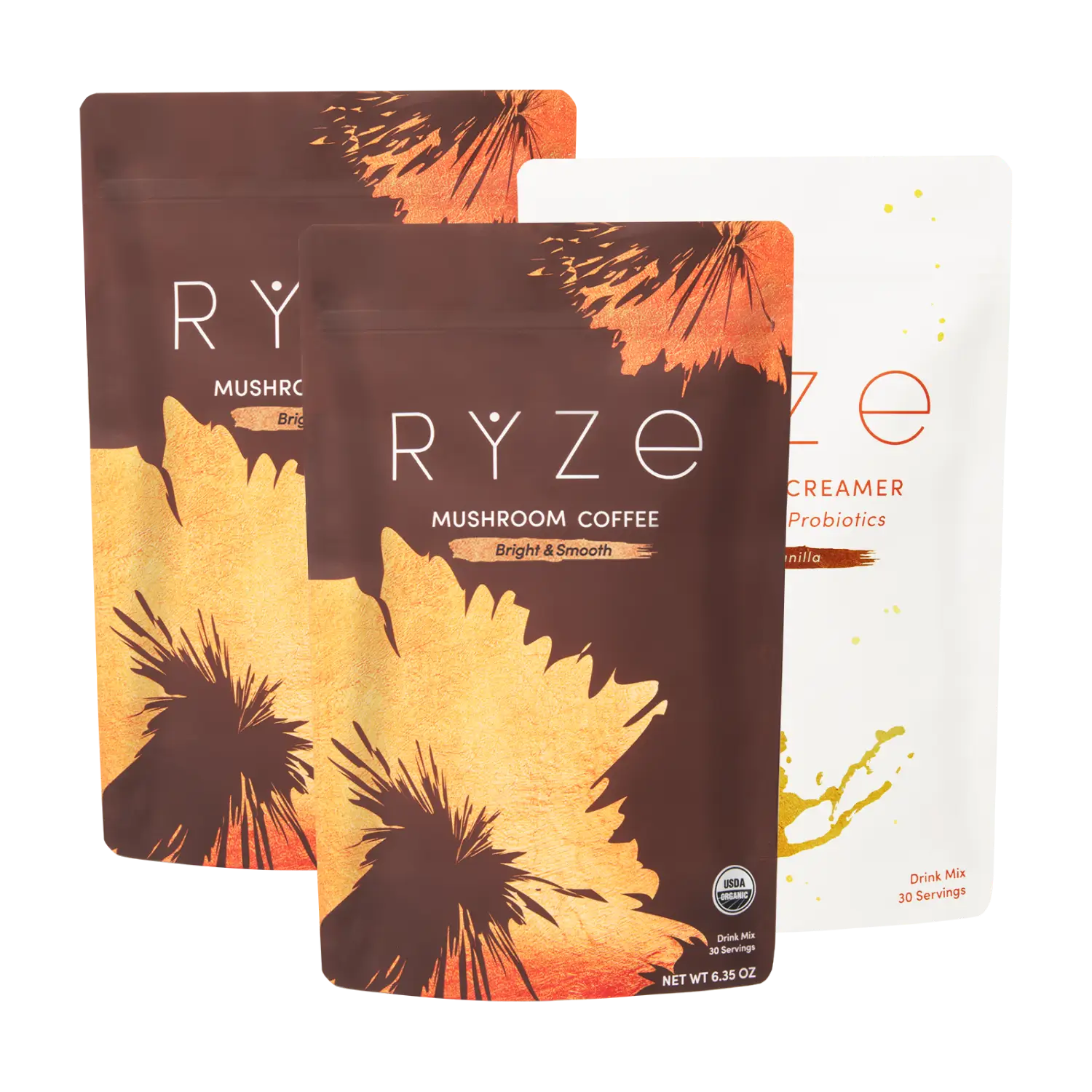 RYZE Ritual Set + Creamer X3