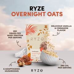 Mushroom Overnight Oats Pack (28 Servings) F3
