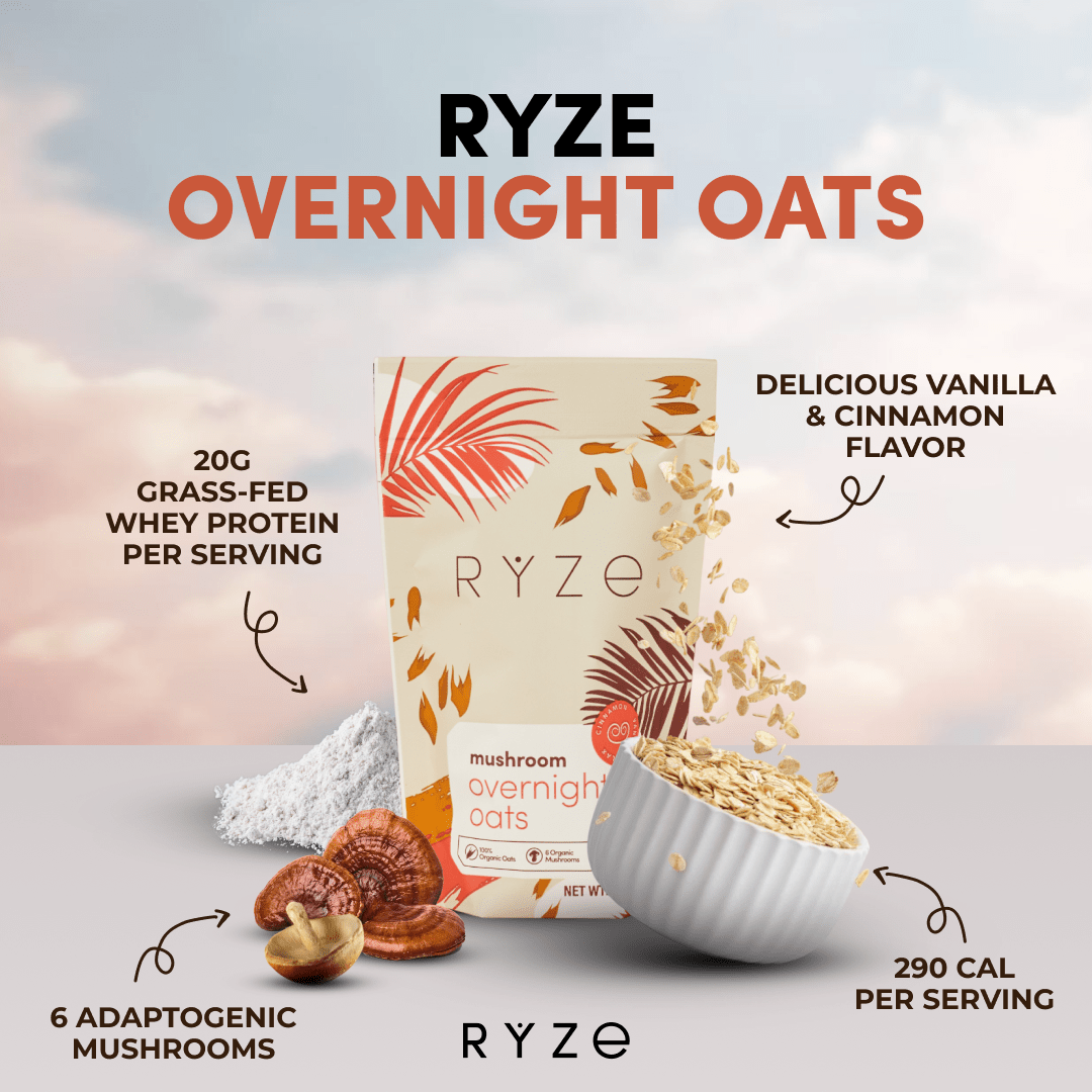 Mushroom Overnight Oats Pack (28 Servings) Z5