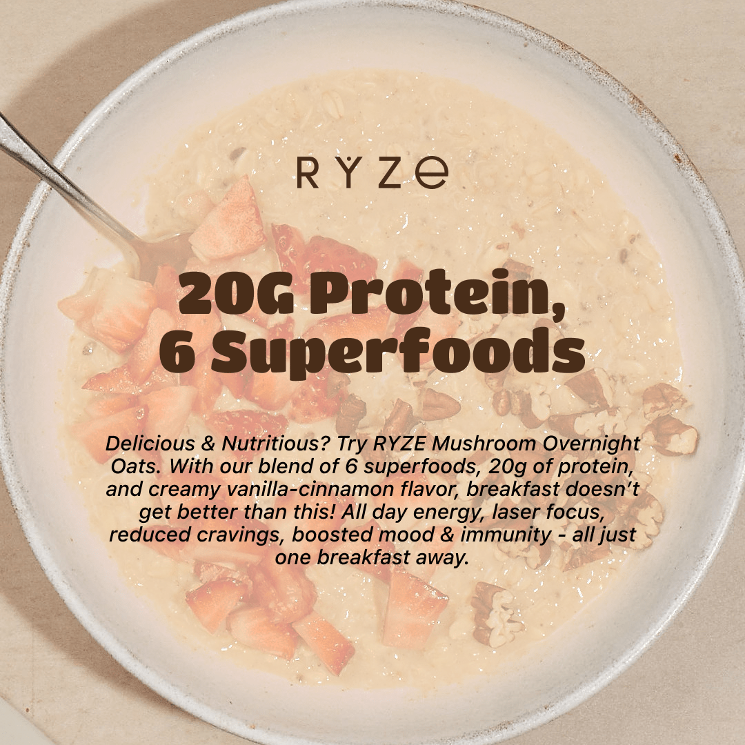 Mushroom Overnight Oats Pack (28 Servings) Z5