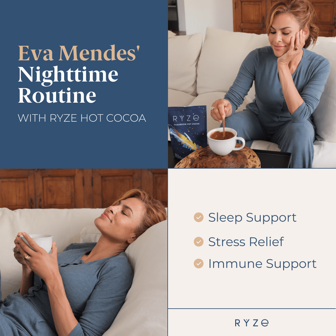 RYZE Hot Cocoa - with 6 Sleep Superfoods to Help Fall Asleep and Stay Asleep A1