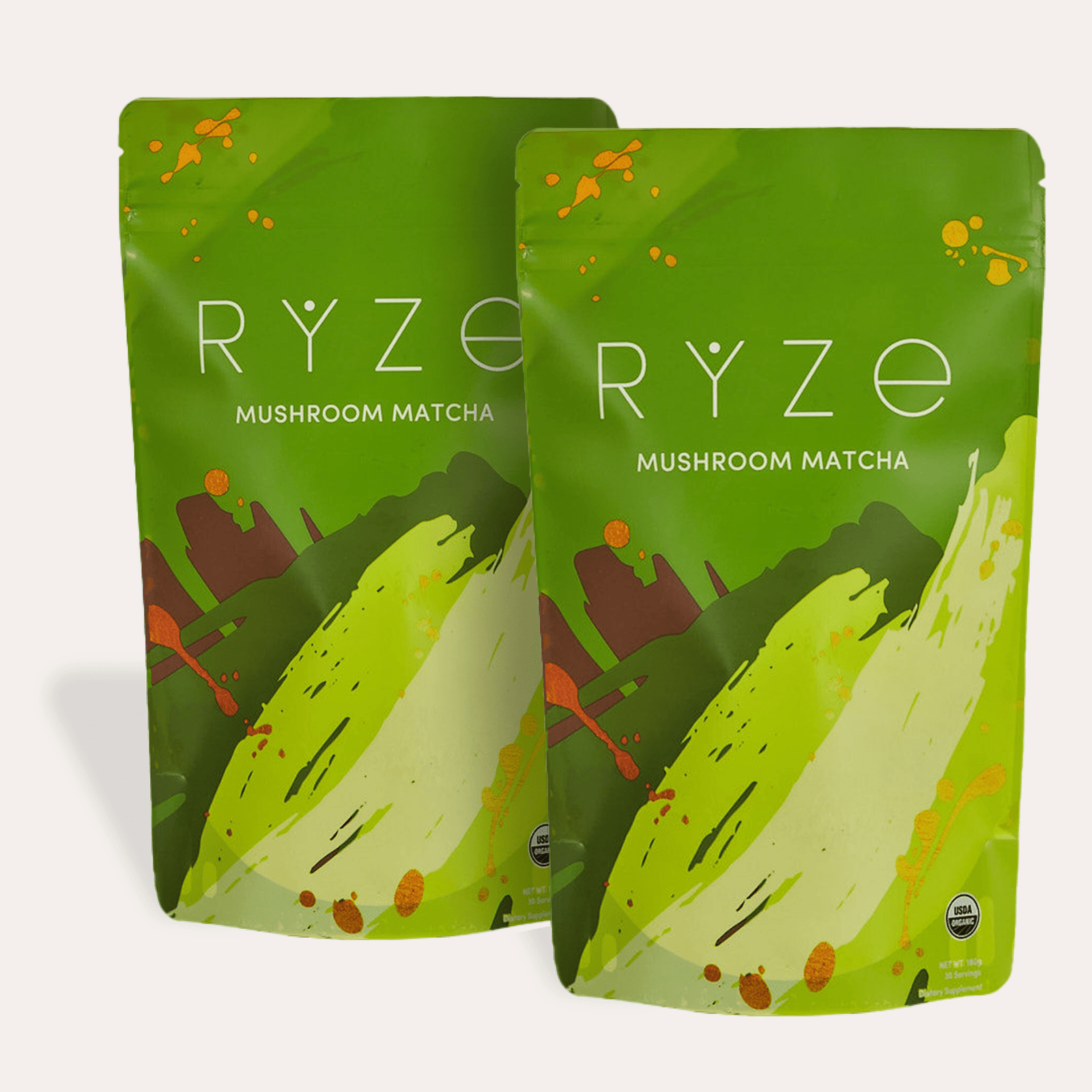 RYZE Organic Mushroom Matcha Starter Kit (60 servings) V9